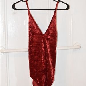 Red Velvet bodysuit! Perfect for the holidays!